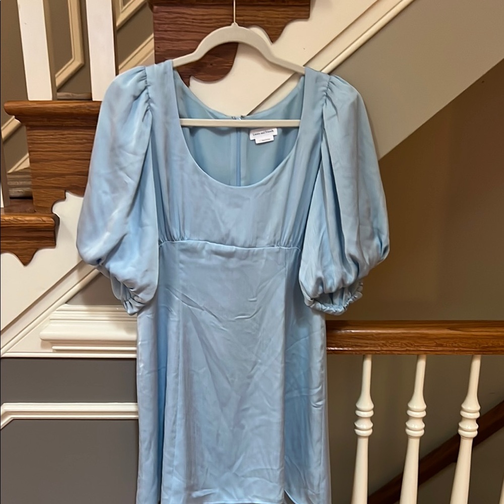 Lovers + Friends Light Blue Mini Dress